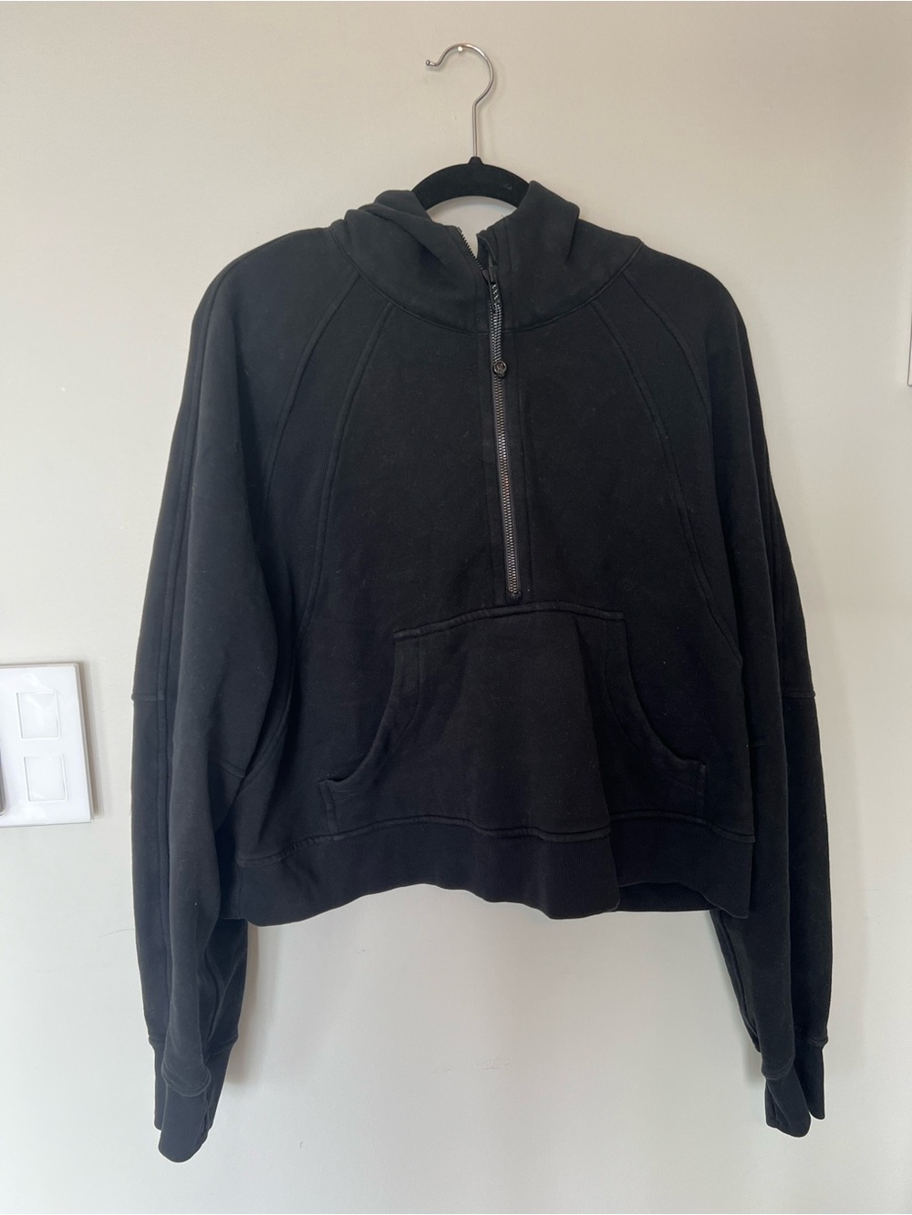 lululemon athletica Black Half-Zip Hoodie